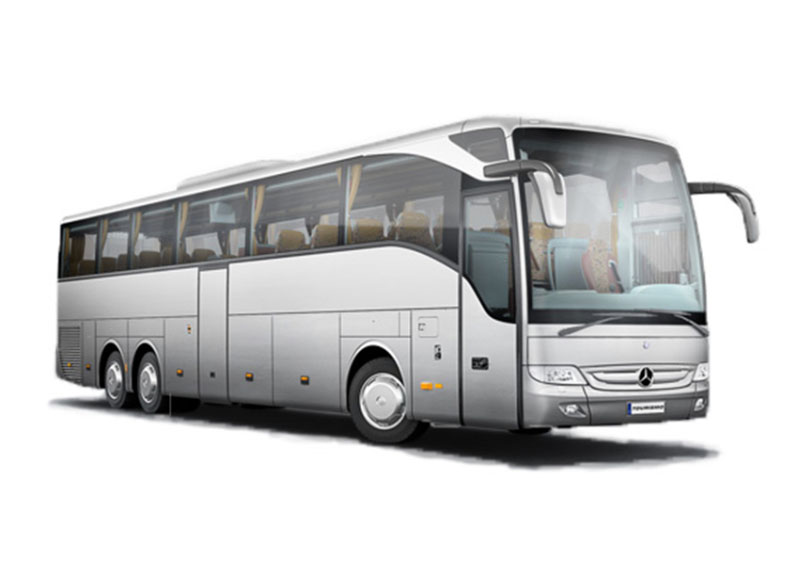 Reisebus mit Fahrer
